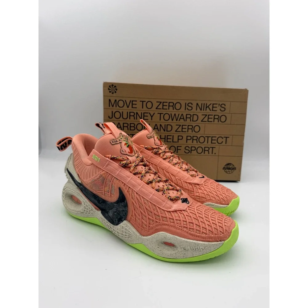 Nike Cosmic Unity Apricot Agate Black Lime Glow Basketball Shoes DA6725-800 10
